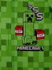Minecraft Little/Big Boys Green Creepers Blanket Sleeper Pajama Size 4/5 8 $44