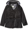 Jessica Simpson Girls' Black Gingham Pretty Trench Coat Size 4 5/6 6X