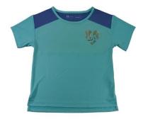 Under Armour Girls S/S Arctic Blue Dry Fit Top Size 5