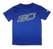 Under Armour Boys S/S Royal Blue & Yellow Dry Fit Top Size 5 