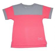 Under Armour Girls S/S Pink & Gray Relaxed Top Size 5