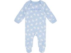 Calvin Klein boys Footed Coverall Size 0/3M, 3/6M, 6/9M