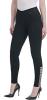 Nygard LUXE DENIM SLIMS Women Petite Black Bling Cutout Jeggings Size PM PL