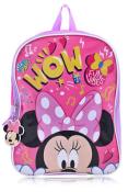 Disney Minnie Mouse Girls WOW! Let's Party 15 inch Backpack