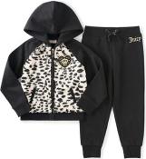 Juicy Couture Infant Girls 2pc Fleece With Faux Fur Pants Set Size 12M 18M 24M