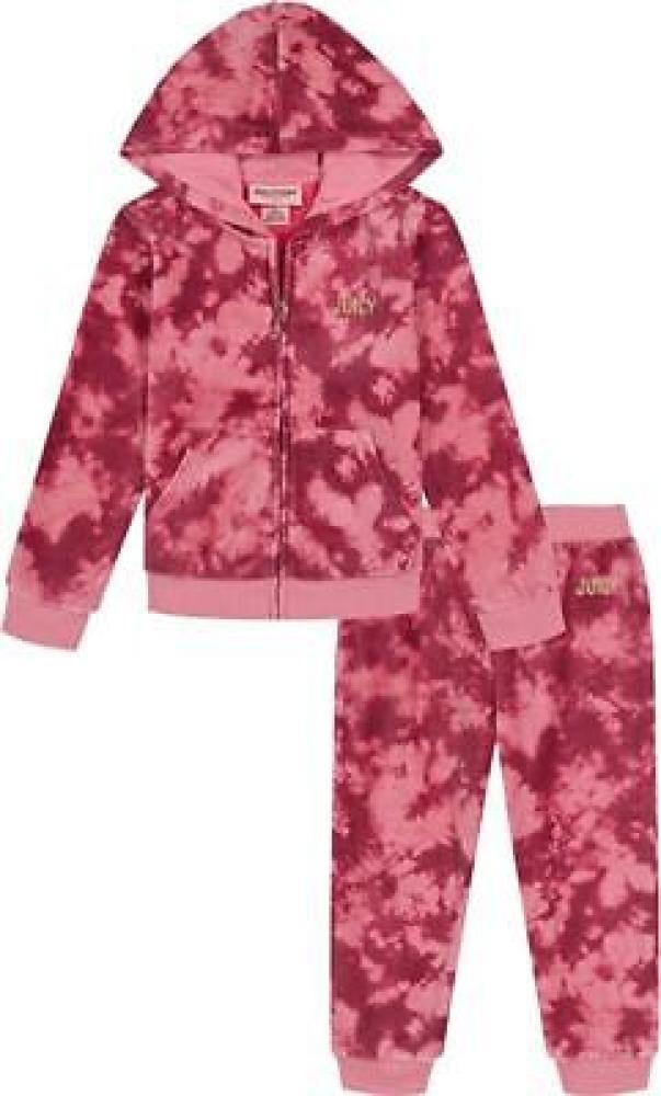 Juicy Couture Girls Hoodie 2pc Jogger Set Size 4T 4 5 6 6X 7 8/10 12