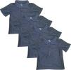 Studio 3 Boy’ - 4-Pack School Uniform Short-Sleeve Pique Polo Shirts