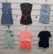 U.S. Polo Assn Girls 6pc Dress Lot Size 4