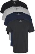 Studio 3 Men's V-Neck Tee Shirt 4-Pack - Stylish Comfortable Sz S, M, L, XL, 2XL