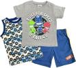 PJ Masks Boys' 3 Piece Short Set Grey Size 2T, 3T, 4T, 4, 5, 6, 7 Toddler Kids