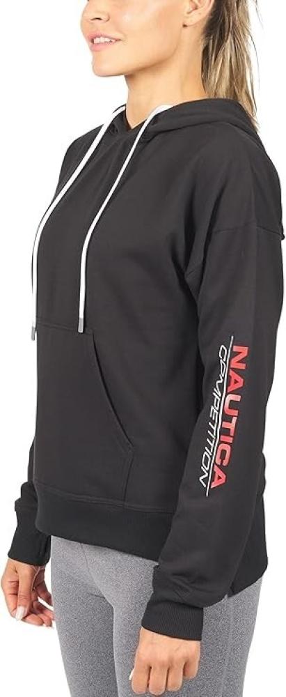 Nautica Competition Women's Pullover Sweatshirt Hoodie With Pockets Size M, L