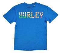 Hurley Big Boys S/S Code Blue & Multi Design Top Size 14/16 18/20 $18