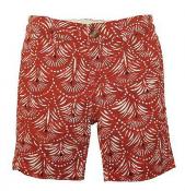City Ink Boys Red & White Plant Print Cotton Short Size 4 5 6 7 $32