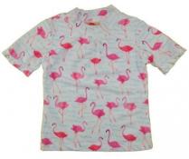 Tommy Bahama Girls White Flamingo Rashguard Top Size 2T 4T 5 6 7
