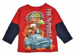 Cars Boys L/S Red & Multi Color Top Size 7 $29.99