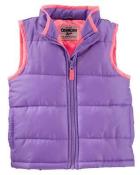 Osh Kosh B'gosh Infant Girls Purple & Pink Vest Size 12M 18M 24M $30