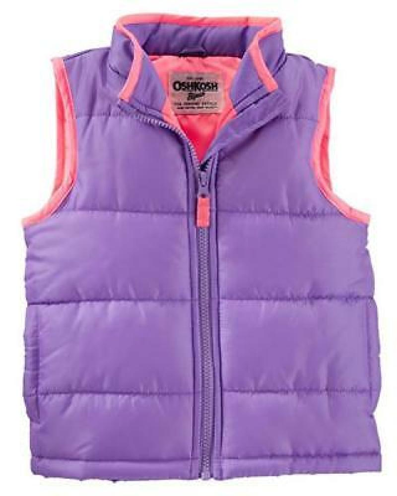 Osh Kosh B'gosh Infant Girls Purple & Pink Vest Size 12M 18M 24M $30