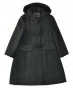 Rothschild Girls Charcoal Rosette Faux Wool Coat Size 4T 5 6