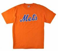 NY Mets Big Boys S/S Orange Team Tee Size XL (18)