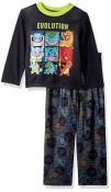 Pokemon Boys Evolution L/S Two-Piece Pajama Pant Set Size 4 6 8 10