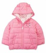 Carter's Infant Girls Pink 3D Ear Bubble Jacket Size 12M 18M 24M