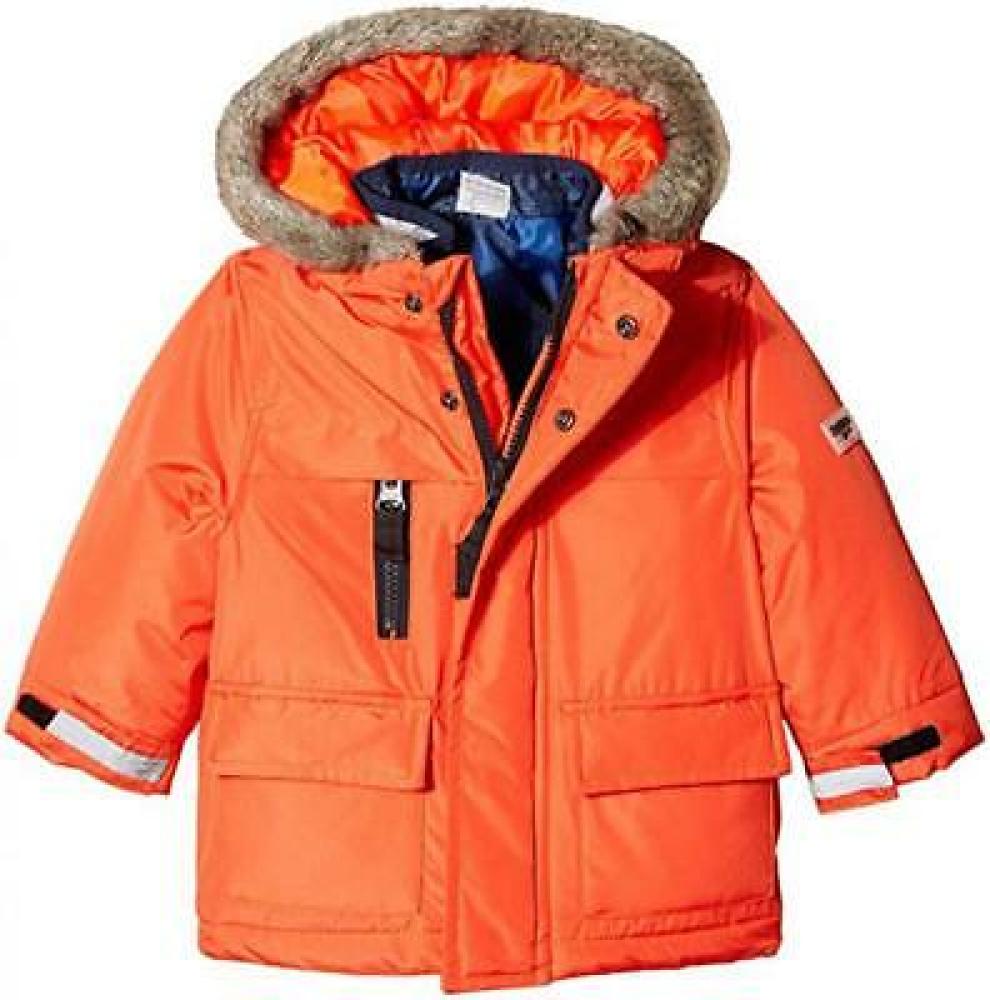 Osh Kosh B'gosh Boys Orange 4 in 1 Outerwear Jacket Size 2T 3T 4T 4 5/6 7