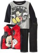 Disney Infant Boys Mickey Mouse 3pc Pant Set Size 12M 18M 24M