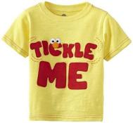 Sesame Street Infant Boys Yellow Elmo Tickle Me Top Size 12M 18M 2M