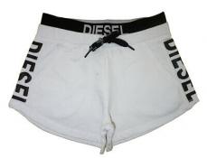 Diesel Big Girls S/S White & Black Pull-On Short Size 7 8/10 12 14 $28