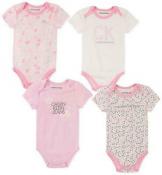 Calvin Klein Infant Girls Pink 4 Pack Bodysuits Size 0/3M 3/6M 6/9M 12M 18M