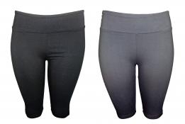 Emme Jordan Women's 2 Pack Gray & Black Biker Shorts Size S M L XL