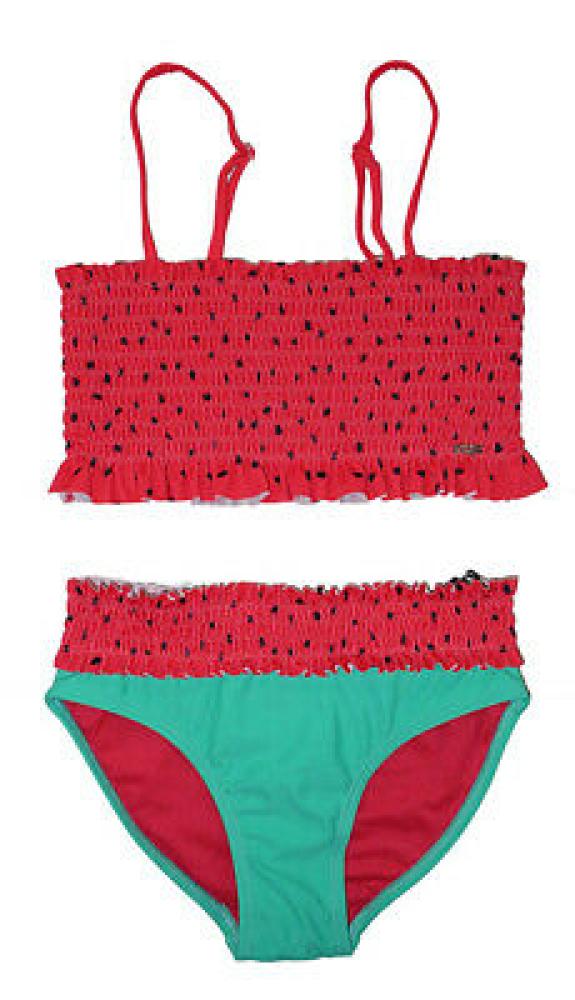 XOXO Girls Smock Ruffled Bikini 2pc Boy Short Set Size 4 5/6 6X 7 8/10 12/14 16