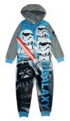 Lego Star Wars Boys Union Suit Costume Blanket Sleeper Size 4/5 6/7 8 10/12
