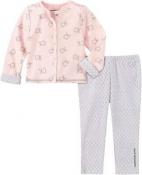 Calvin Klein Infant Girls Pink & Gray 2pc Pant Size 0/3M 3/6M 6/9M 12M 18M 