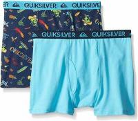 Quiksilver Boys Blue & Festival Print 2pk Boxer Briefs Size 4/5 6/7 $18