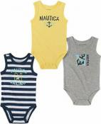 Nautica Infant Boys 3pc Bodysuits Size 0/3M 3/6M 6/9M 12M 18M