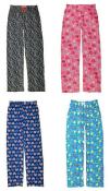 Emme Jordan Women's Printed Four-Pack Pajama Pants Size S M L XL