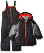 Carter's Infant Boys Black & Red 2pc Snowsuit Size 12M 