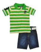 Beverly Hills Polo Club Toddler Boys Polo 2pc Short Set Size 12M 24M 2T 