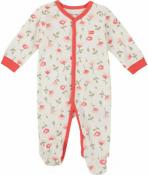 Calvin Klein Infant Girls Coral Reef Floral Coverall Size 0/3M 3/6M 6/9M $32