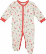 Calvin Klein Infant Girls Coral Reef Floral Coverall Size 0/3M 3/6M 6/9M $32