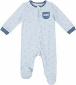 Calvin Klein Infant Boys Logo Print Coverall Size 0/3M 3/6M 6/9M $32