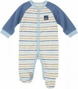 Calvin Klein Infant Boys Striped Coverall Size 0/3M 3/6M 6/9M $32