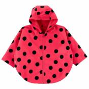 Carter's Girls Red Ladybug Rain Slicker Jacket Size 2T 3T 4T 4 5/6 6X