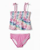Tommy Bahama Toddler Girls Floral Two-Piece Swimsuit Size 2T 3T 4T