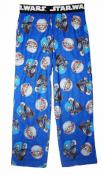 Star Wars Boys Blue Printed Pajama Pant Set Size 4/5 6/8 10/12 14/16 $24