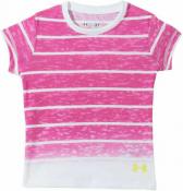 Under Armour Toddler Girls S/S Striped Top Size 2T $21.99