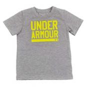Under Armour Boys S/S Gray & Yellow Top Size 4 5 6 $17.99