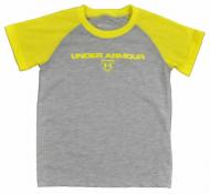 Under Armour Boys S/S Gray & Yellow Top Size 5 $17.99