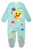 Baby Shark Unisex Toddler Mint & Multi Blanket Sleeper Size 2T 3T 4T 5T